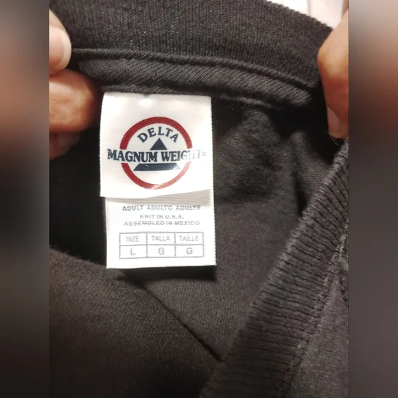 Delta Black and Blue Graphic Tee - Picture 6 of 6